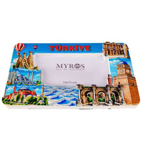 Türkiye Temalı Myros Uv Polyester Fotoğraf Çerçevesi - 5