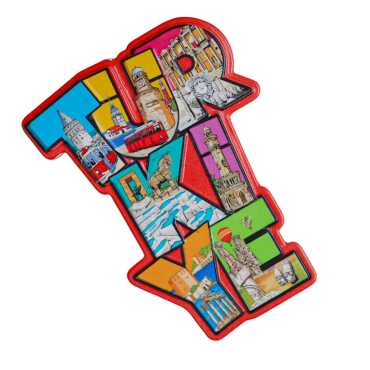 Türkiye Temalı Myros Yöresel Polyester Magnet - 9