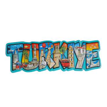 Türkiye Temalı Myros Yöresel Polyester Magnet - 7