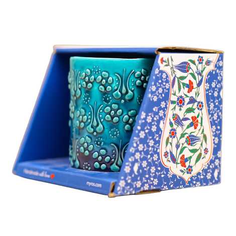 Turquoise Mug with Gift Box - 5