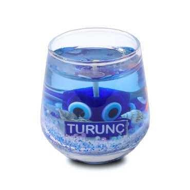 Turunç Themed Myros Small Transparent Candle