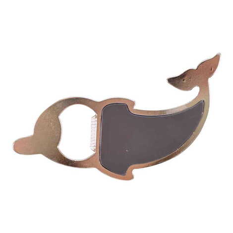 Turunc Themed Dolphin Shaped Metal Magnetic Bottle Opener 102x67 mm - 2