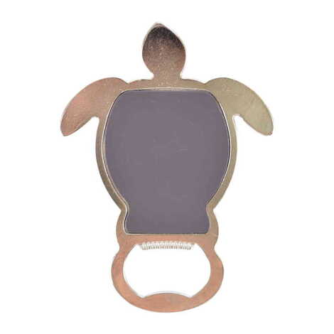 Turunc Themed Turtle Shaped Metal Magnetic Bottle Opener 103x75 mm