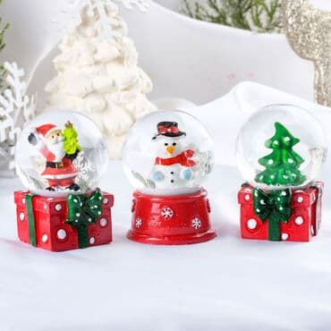 Triple Snow Globe