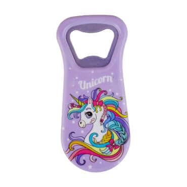 Unicorn Temalı Uv Baskılı Açacak Magnet 95x43 mm