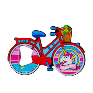 Unicorn Themed UV Bicycle Bottle Opener - Myros