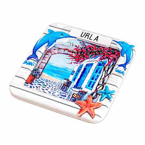 Urla Temalı Myros Yöresel Polyester Magnet - 6