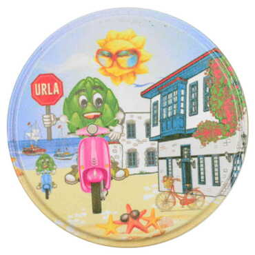 Myros - Urla Themed Custom Print Metal Tin Soap Box