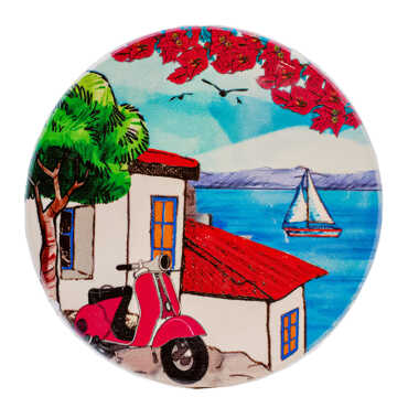 UV Round Traditional Coaster 87mm - 2
