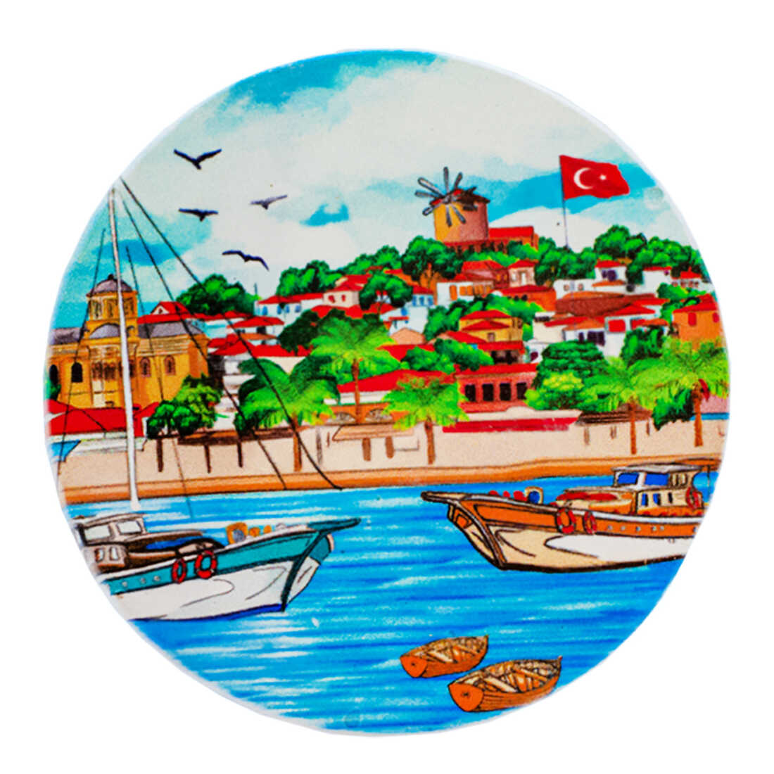 Uv Yuvarlak Yöresel Bardakaltı 87 Mm