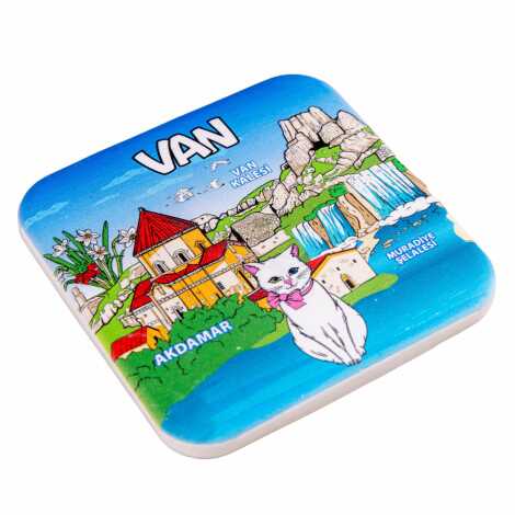 Van Temalı MYROS UV KARE BARDAKALTI 100 MM - 1
