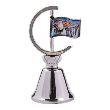 Myros - Van Themed Collectible Souvenir Double Side Metal Spinner Rudder Bell 44x92 mm