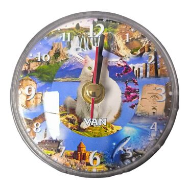 Van Themed Customised Fridge Magnet Clock - Thumbnail