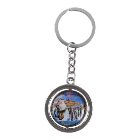 Van Themed Metal Spinner Keychain 38x100 mm