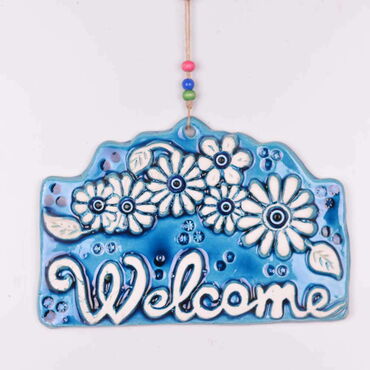 Myros - Welcome Themed Nautical Ceramics Fourth Size Wall Hanging