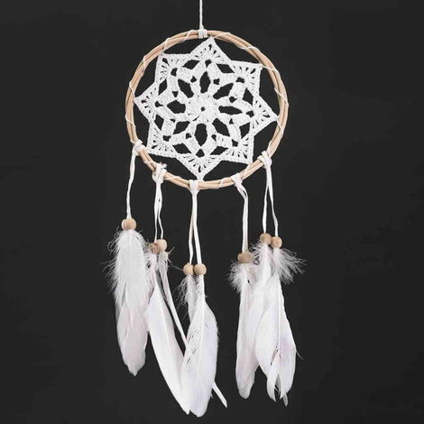 White Lace Octagram Dreamcatcher