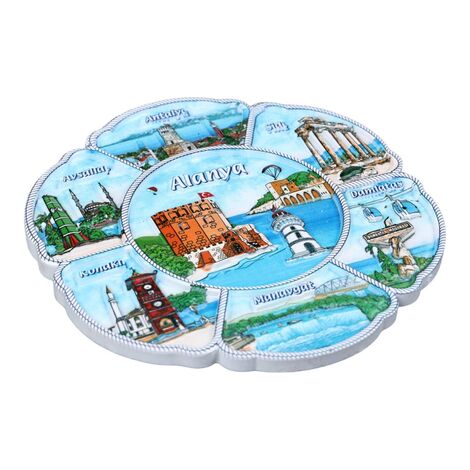 Wholesale 20 cm Alanya Polyester Plate - 2