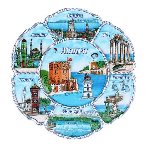 Wholesale 20 cm Alanya Polyester Plate - 3