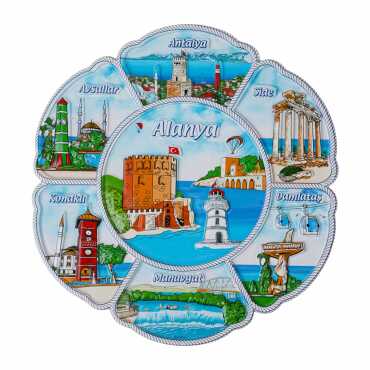 Wholesale 20 cm Alanya Polyester Plate - 1