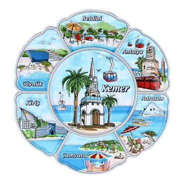 Wholesale 20 Cm Kemer Polyester Plate - 3
