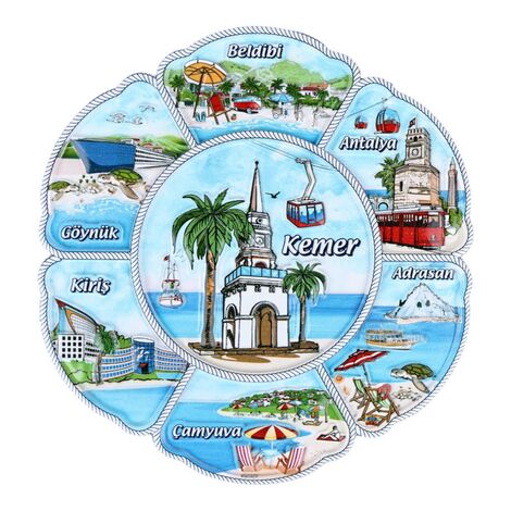 Wholesale 20 Cm Kemer Polyester Plate - 3