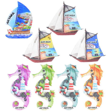 Wholesale Akyaka Themed Polyester UV Printed Refrigerator Magnet - 4