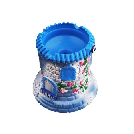 Wholesale Alanya Themed Hexagonal Injection Ashtray - 4