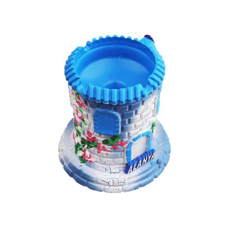 Wholesale Alanya Themed Hexagonal Injection Ashtray - 6