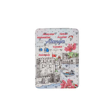 Wholesale Alanya Themed Myros Rectangle PU Mirror - 7