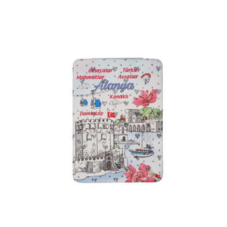 Wholesale Alanya Themed Myros Rectangle PU Mirror - 7