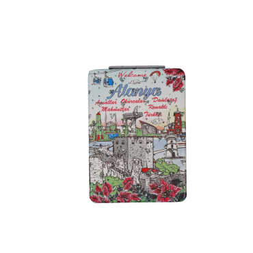 Wholesale Alanya Themed Myros Rectangle PU Mirror - 8