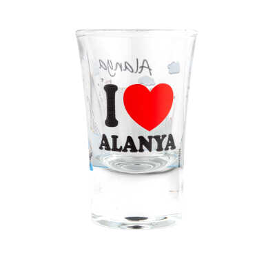 Wholesale Alanya Themed Printed Shot Glass 45x70 mm - 2