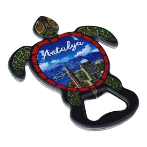 Wholesale Antalya Themed Myros UV Turtle Bottle Opener - 6