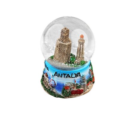 Wholesale Antalya Themed Polyester Snow Globe 65 mm - 1