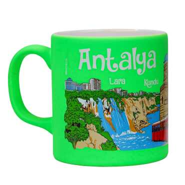Wholesale Antalya Themed Traditional Ceramic Mug T 82*90 mm - 9
