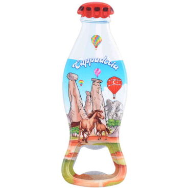 Wholesale Cappadocia Themed Myros Bottle Opener Refrigerator Magnet 42x120 mm - 4