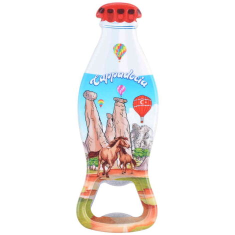 Wholesale Cappadocia Themed Myros Bottle Opener Refrigerator Magnet 42x120 mm - 4
