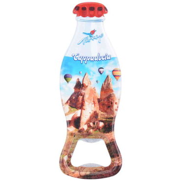 Wholesale Cappadocia Themed Myros Bottle Opener Refrigerator Magnet 42x120 mm - 7