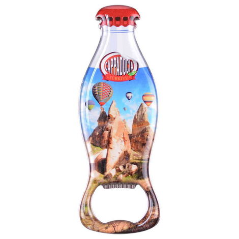 Wholesale Cappadocia Themed Myros Metal Bottle Opener Refrigerator Magnet 120x41 mm - 4