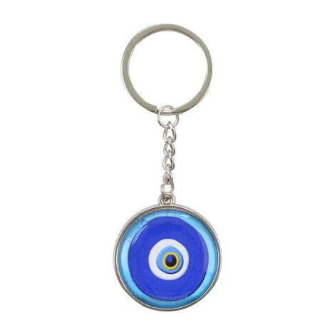 Wholesale Cappadocia Themed Myros Metal Round Keychain 40x95 mm - 2