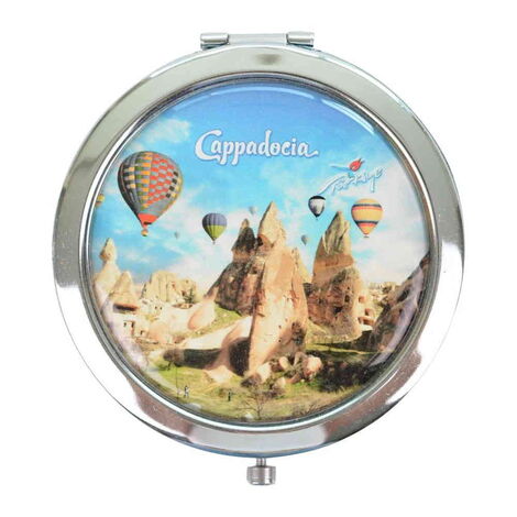 Wholesale Cappadocia Themed Myros Metal Round Mirror 70x11 mm - 1