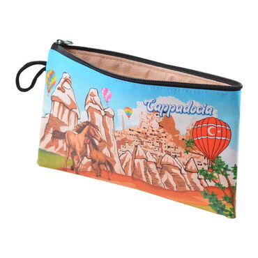 Wholesale Cappadocia Themed Myros Wallet 183x97x8 mm - 3