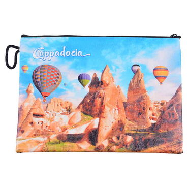 Wholesale Cappadocia Themed Myros Wallet 215x155x8 mm - 7