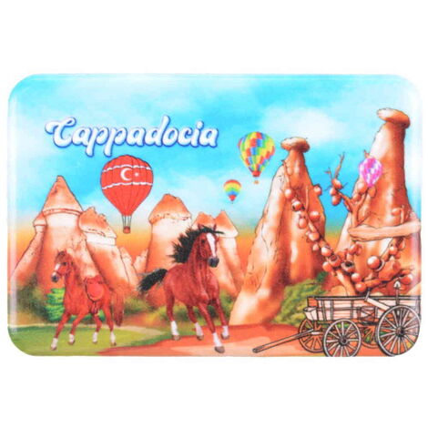 Wholesale Cappadocia Themed UV Printed Refrigerator Magnet 80x50 mm - 5