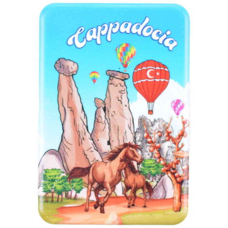 Wholesale Cappadocia Themed UV Printed Refrigerator Magnet 80x50 mm - 8