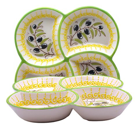 Wholesale Ceramic Olive Snack Bowl - 2