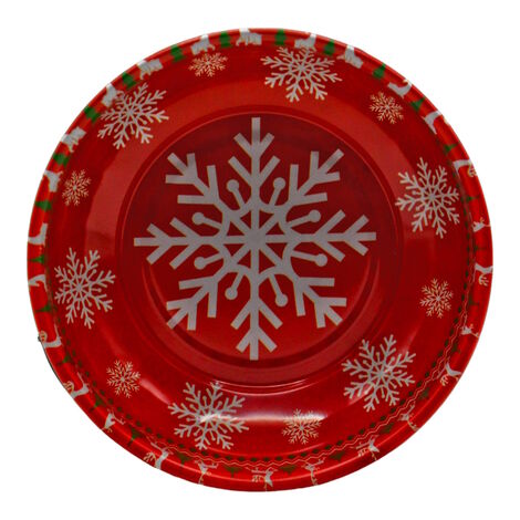 Wholesale Christmas Themed Metal Bowl 95 mm - 2