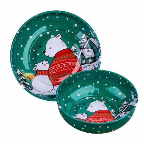 Wholesale Christmas Themed Metal Bowl 95 mm - 4