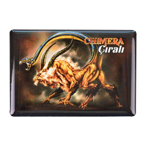 Wholesale Çıralı Themed Myros Rectangle Refrigerator Magnet 80x55 mm - 7