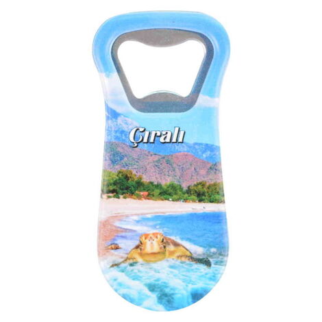 Wholesale Çıralı Themed UV Printed Bottle Opener Refrigerator Magnet 95x43 mm - 1